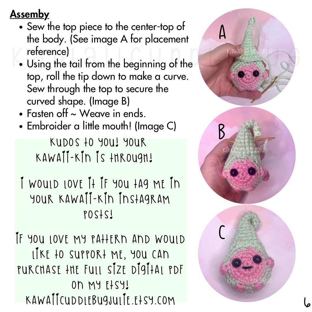 Free Kawaii-Kin Crochet Pattern