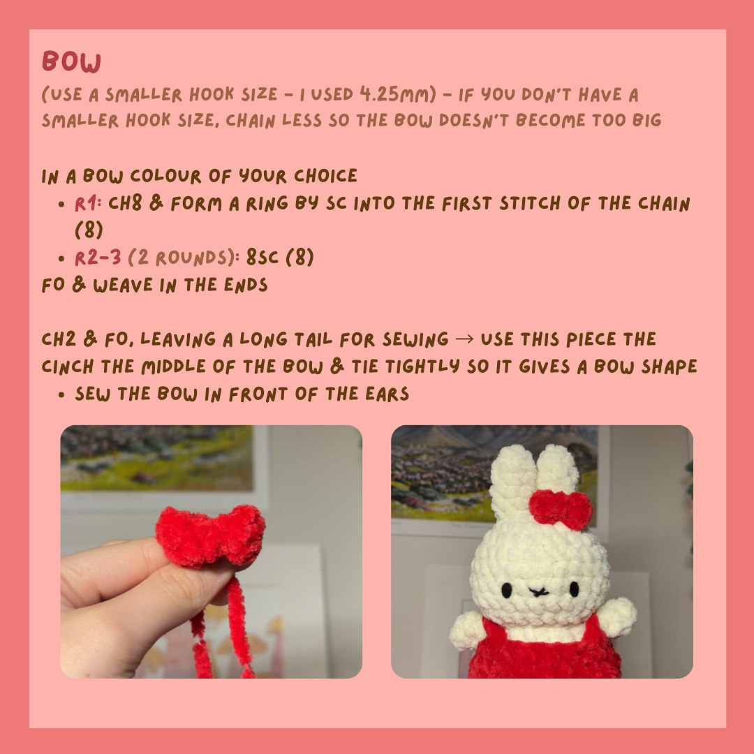 Free Miffy Crochet Pattern