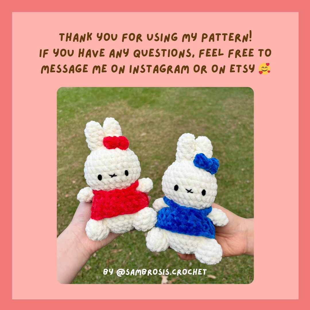 Free Miffy Crochet Pattern