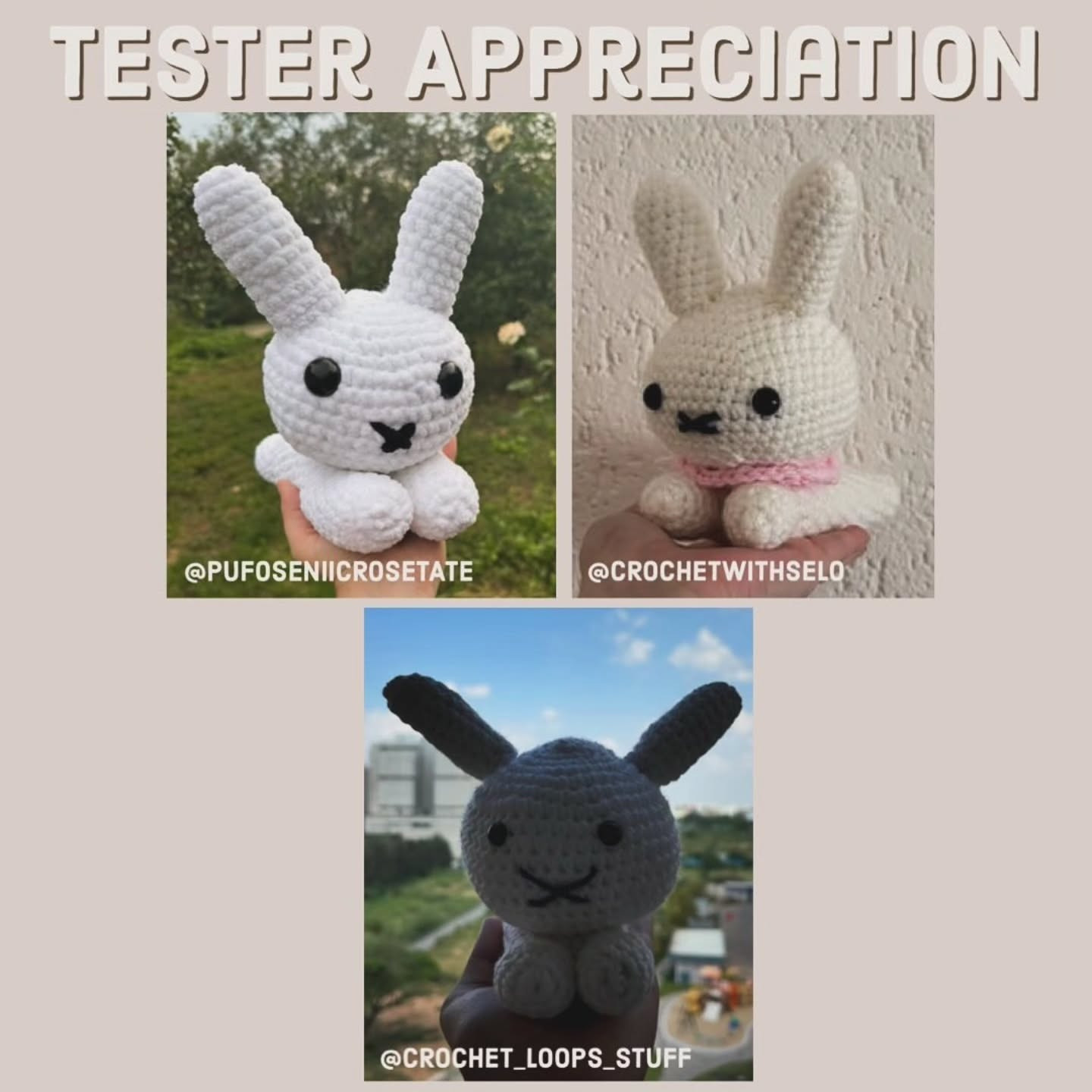 Free Miffy Crochet Pattern: Amigurumi Bunny