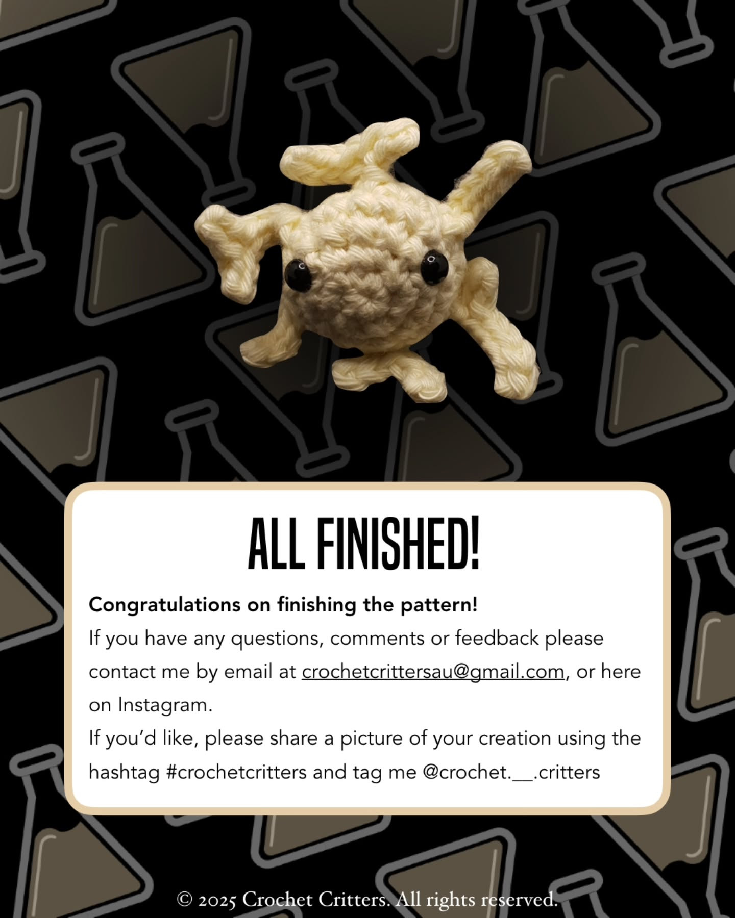 Free Mini Crochet Platelet Pattern