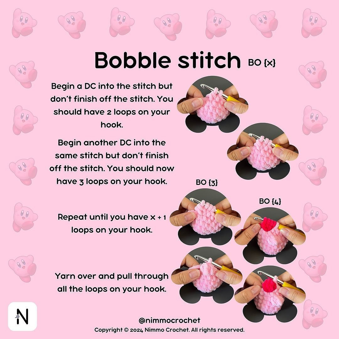 Free No-Sew Crochet Kirby Pattern