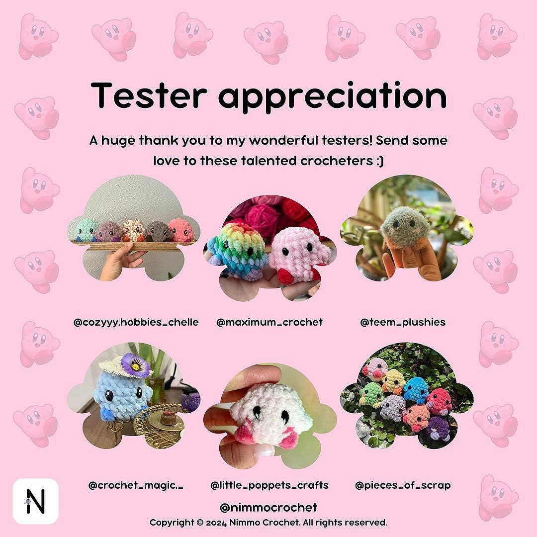 Free No-Sew Crochet Kirby Pattern