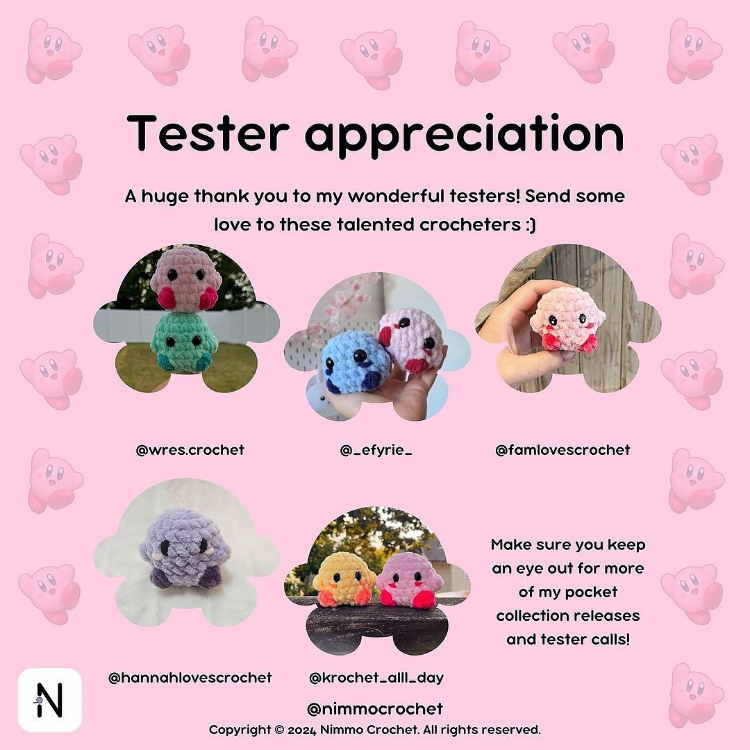 Free No-Sew Crochet Kirby Pattern