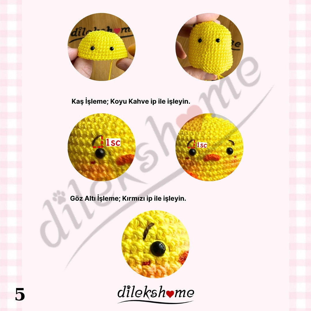 free pattern baby chicken
