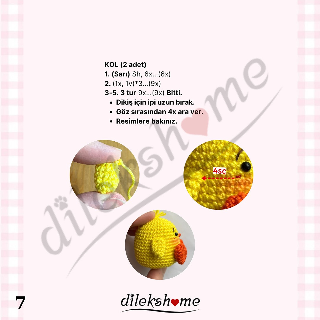 free pattern baby chicken
