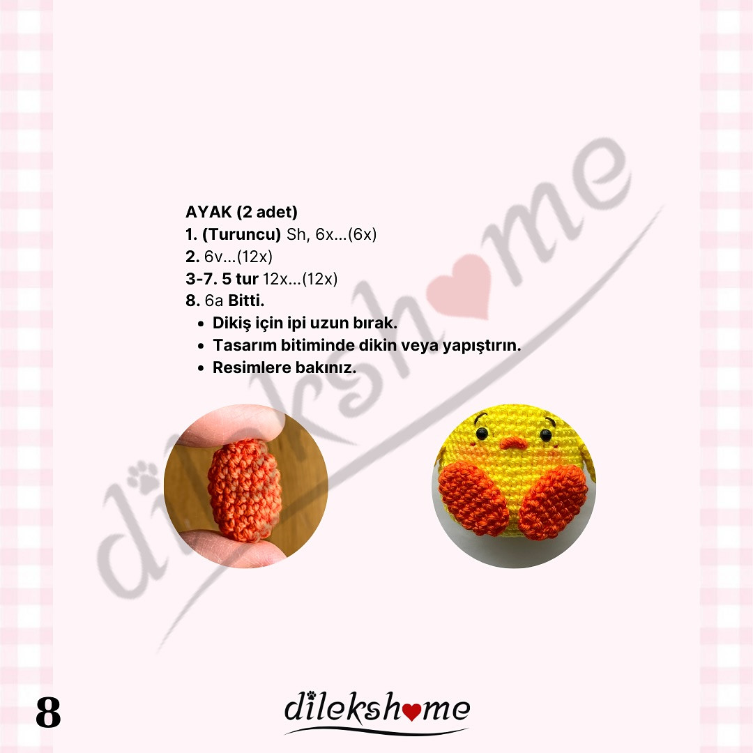 free pattern baby chicken