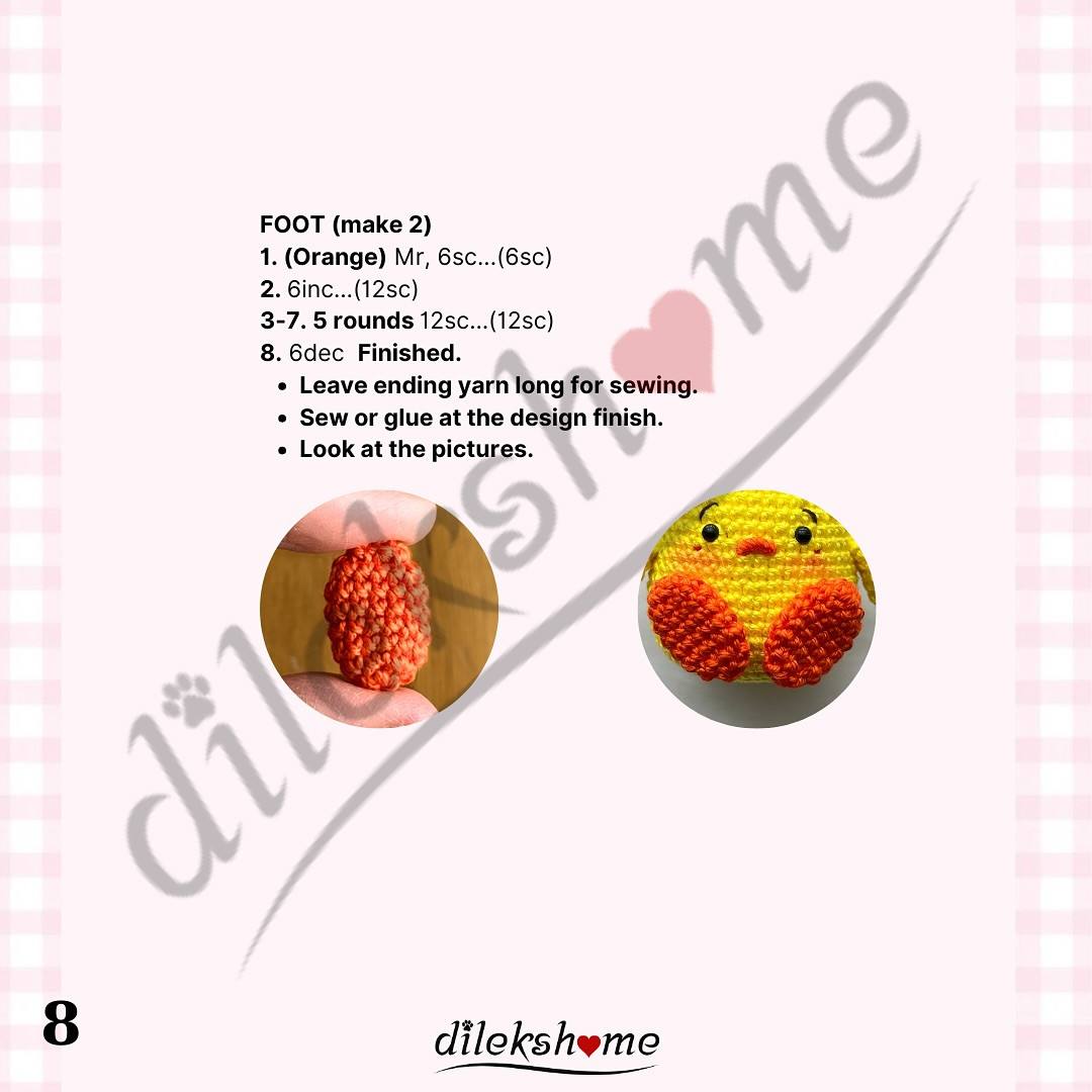 free pattern baby chicken