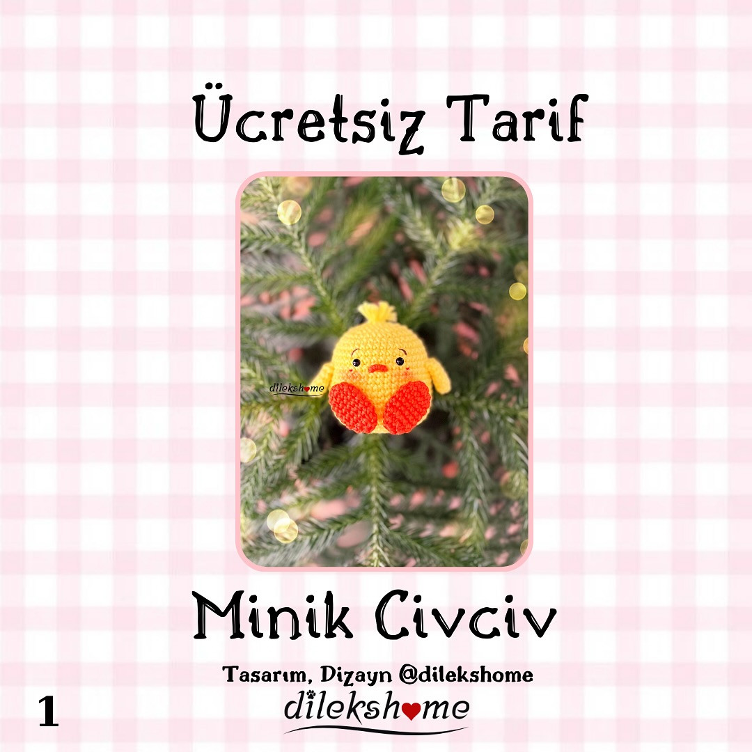 free pattern baby chicken
