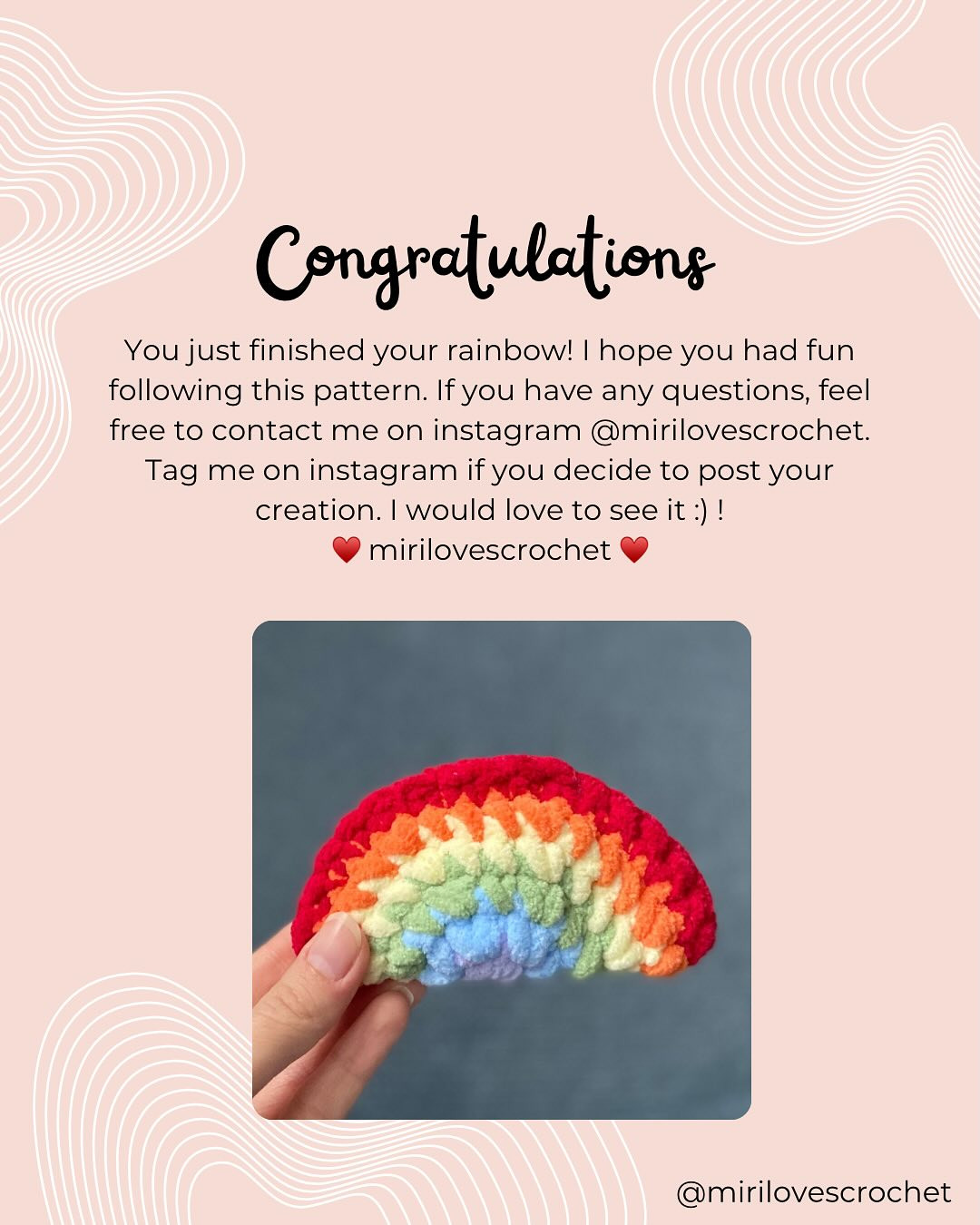 Free Rainbow Crochet Pattern: No Sew Needed