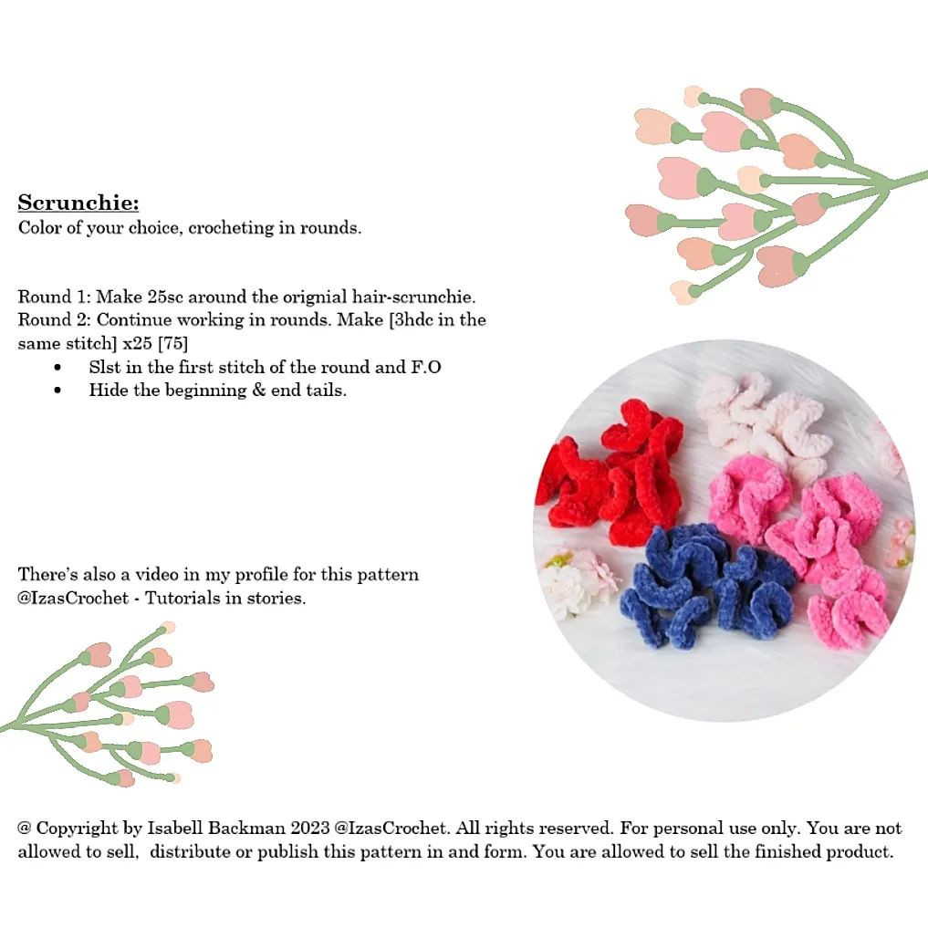 Free Scrunchie Crochet Pattern
