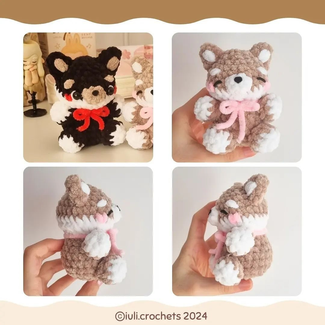 Free Shiba Inu Crochet Pattern for Beginners!