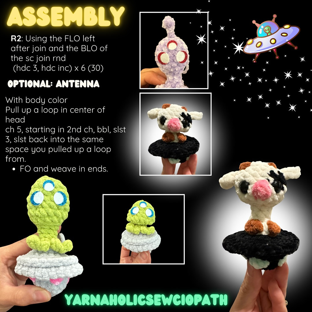 Galactic Pop It Amigurumi Crochet Chart