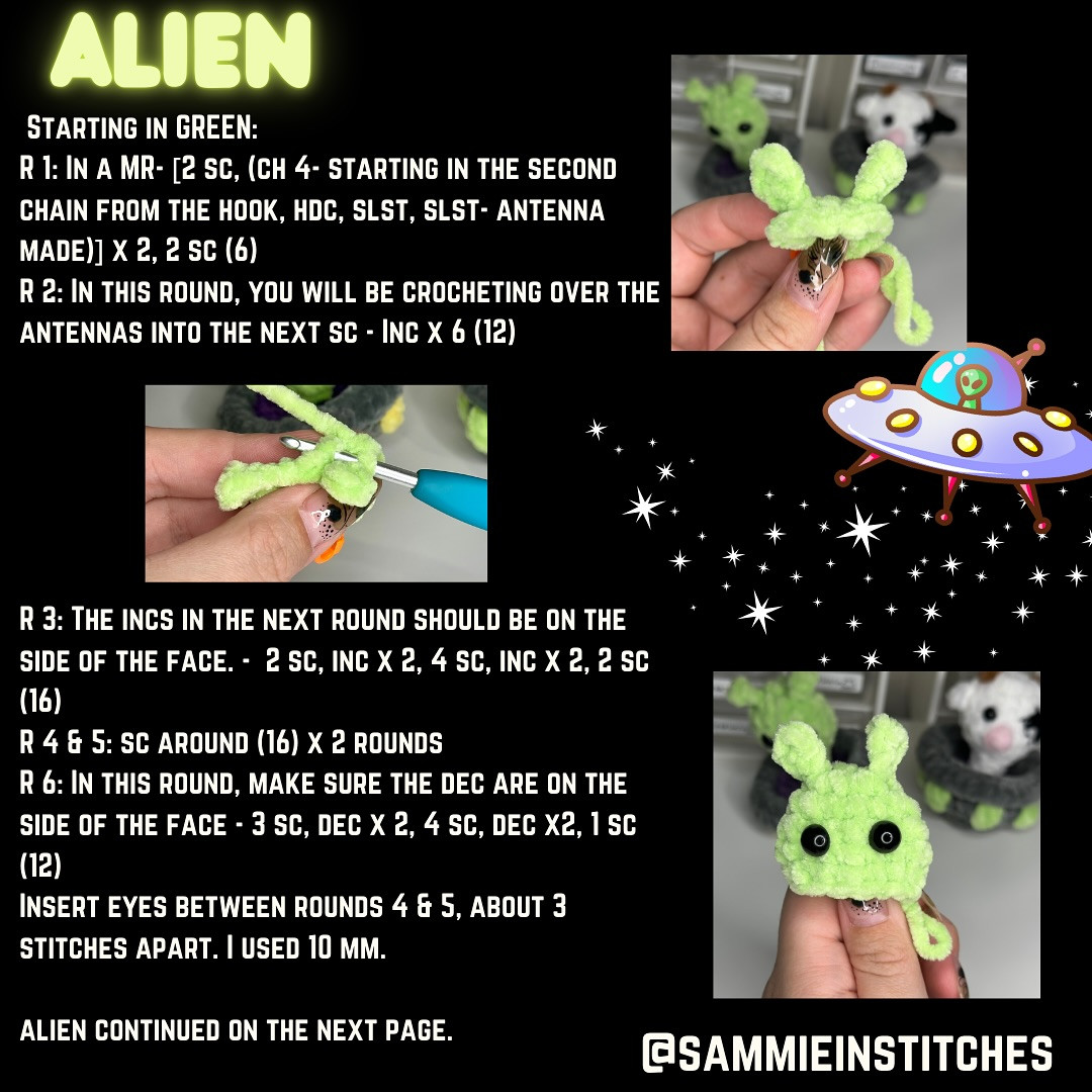 Galactic Pop It Amigurumi Crochet Chart