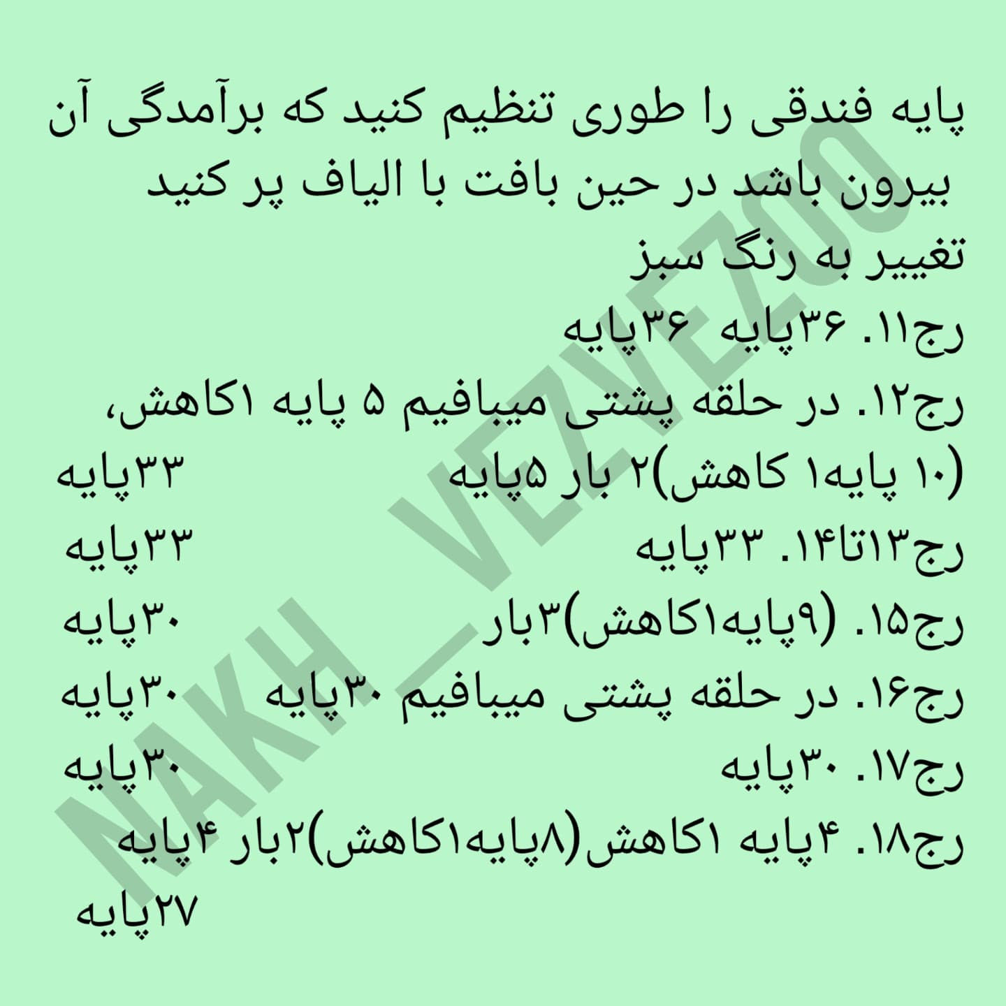 |گنوم سال نو|
 دستور بافت گنوم‌های کریسمسی