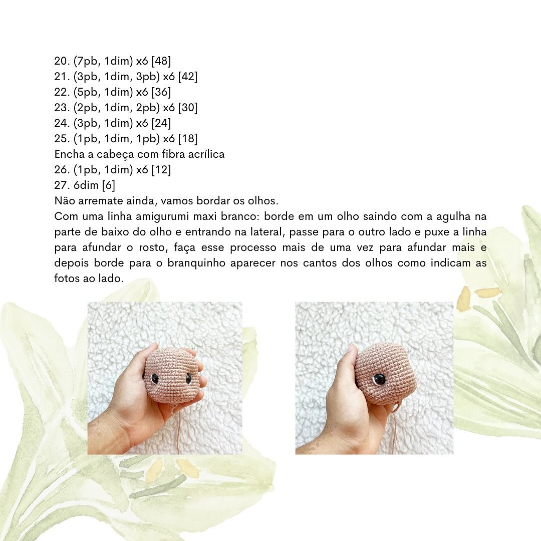 Gráfico Amigurumi: Coelho Alfredo
