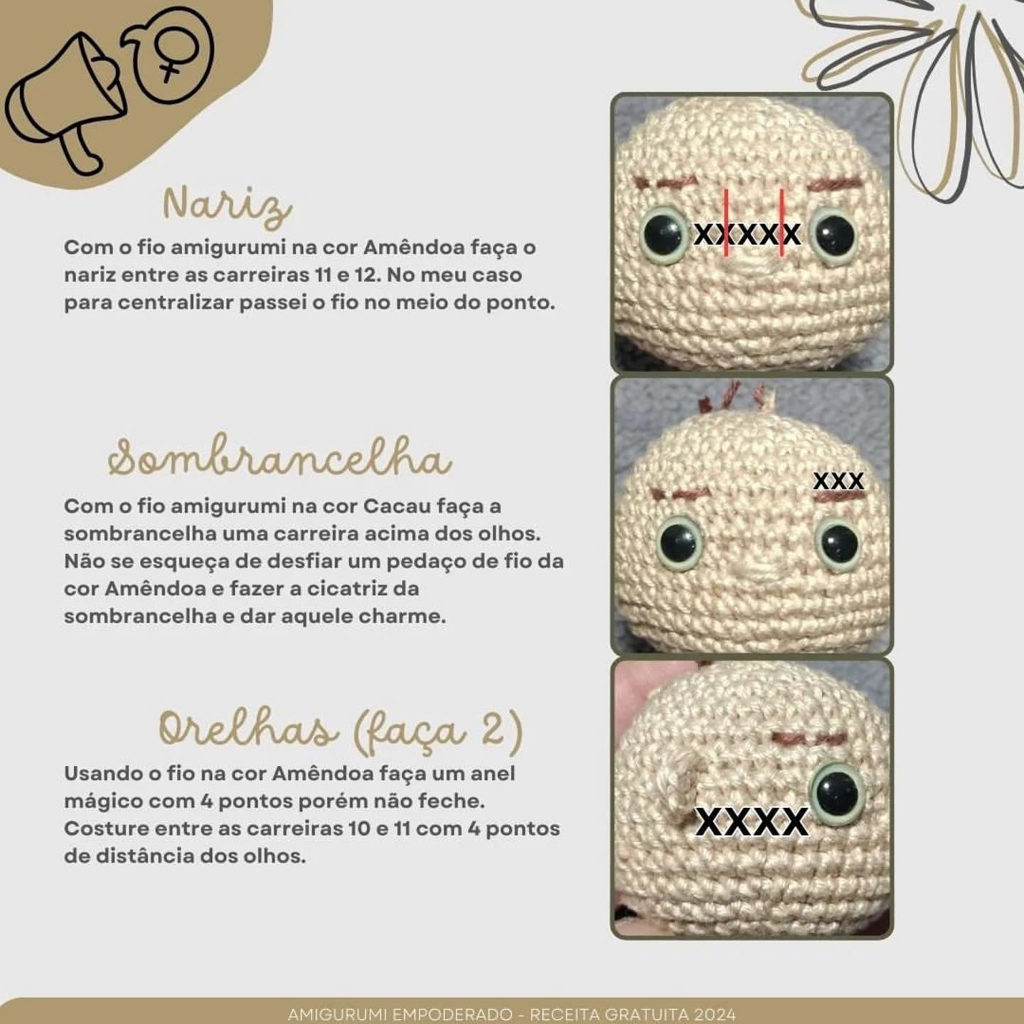 Gráfico Amigurumi Ellie Williams: The Last of Us