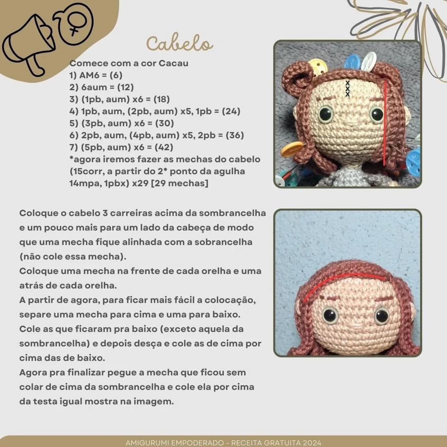 Gráfico Amigurumi Ellie Williams: The Last of Us