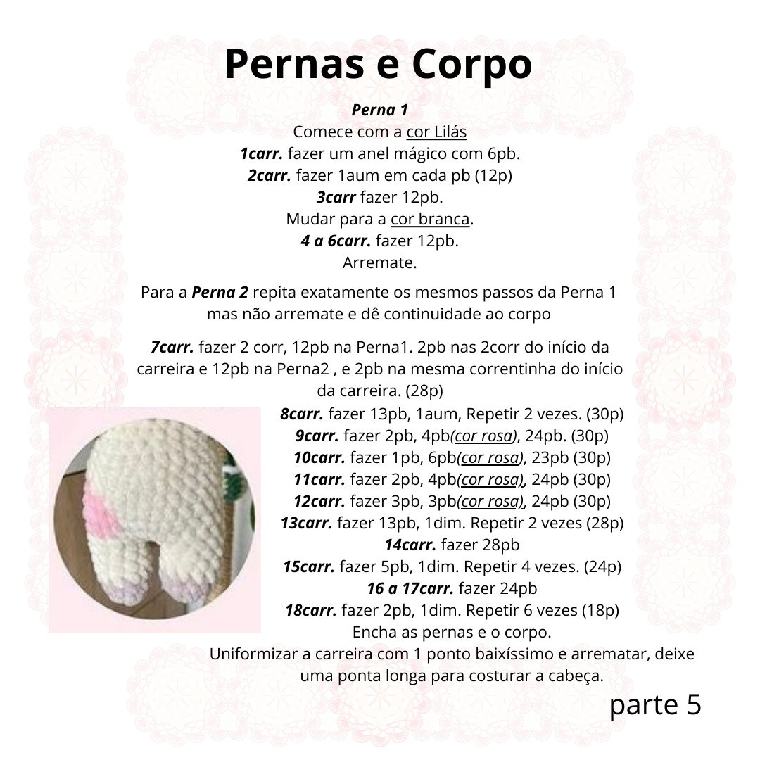 Gráfico Amigurumi: Vaquinha fofinha em crochê!