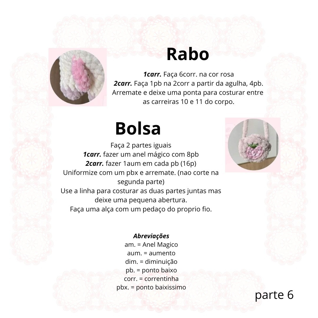 Gráfico Amigurumi: Vaquinha fofinha em crochê!