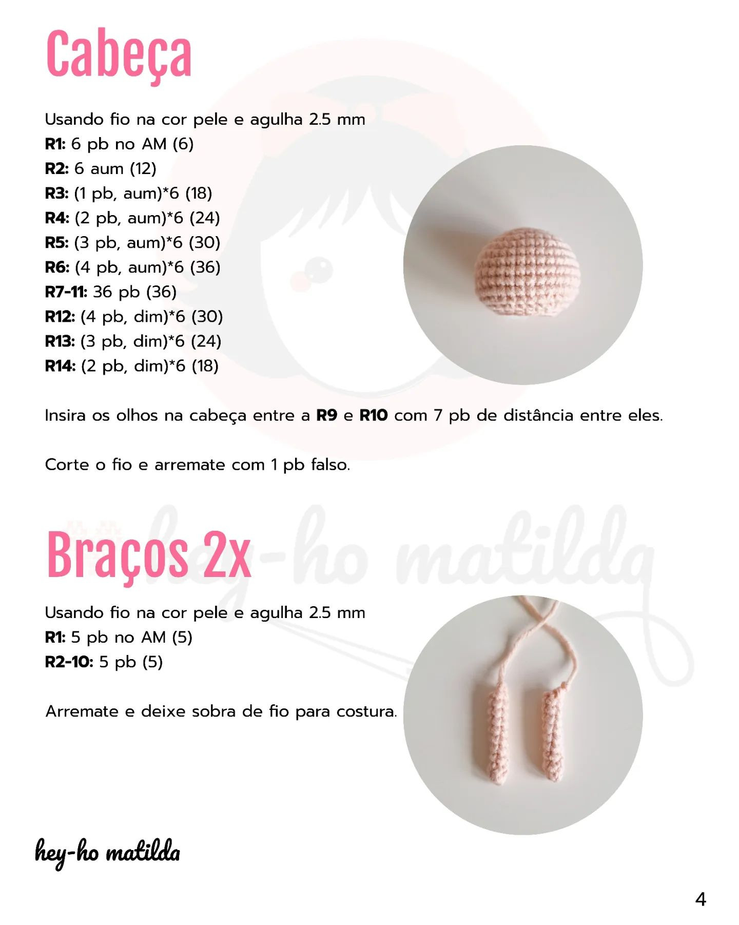 Gráfico de amigurumi Anya: receita gratuita