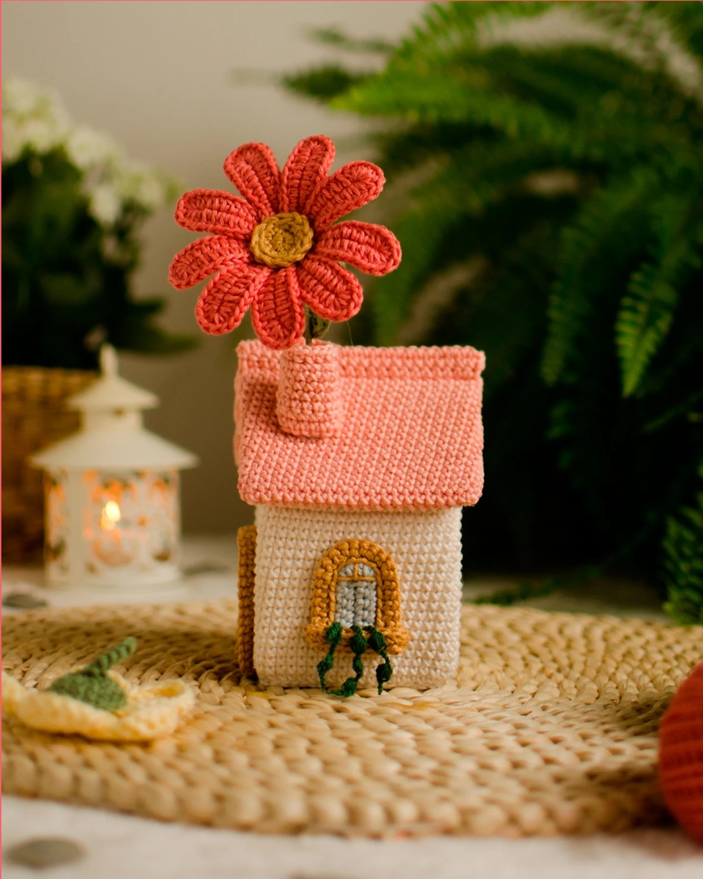Gráfico de amigurumi: Casinha de amor.