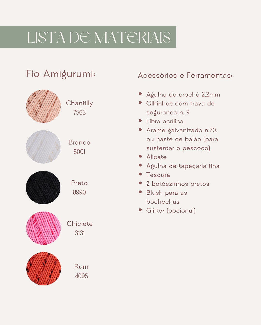 Gráfico de Amigurumi Colombina: Receita Grátis!