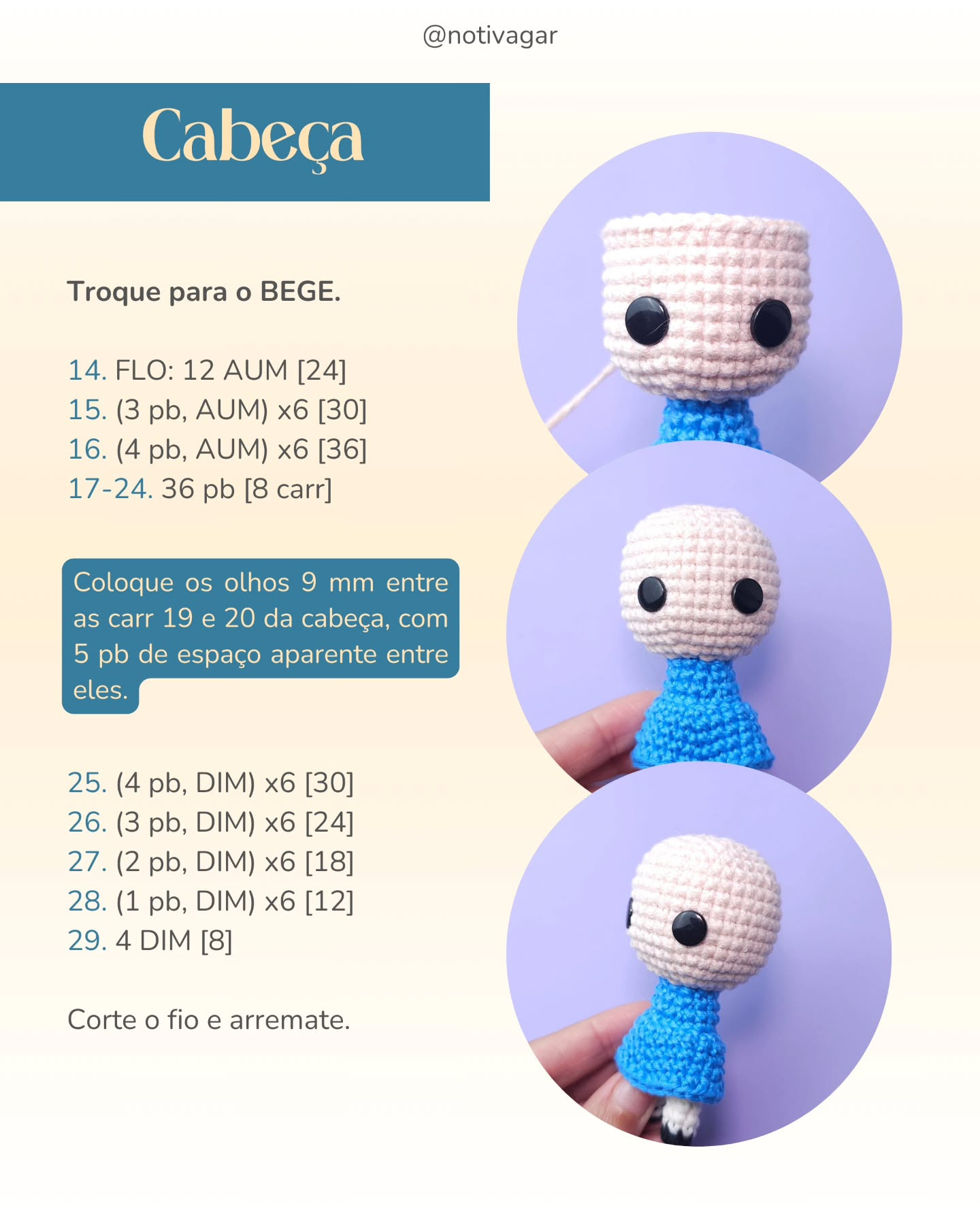 Gráfico de Amigurumi da Alice no País das Maravilhas - Receita Grátis