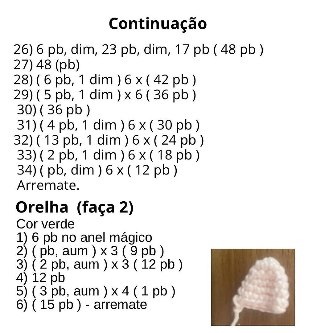 Gráfico de amigurumi de gatinho no balanço: receita grátis