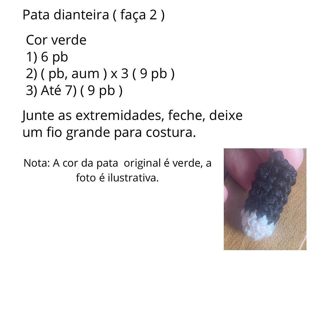 Gráfico de amigurumi de gatinho no balanço: receita grátis