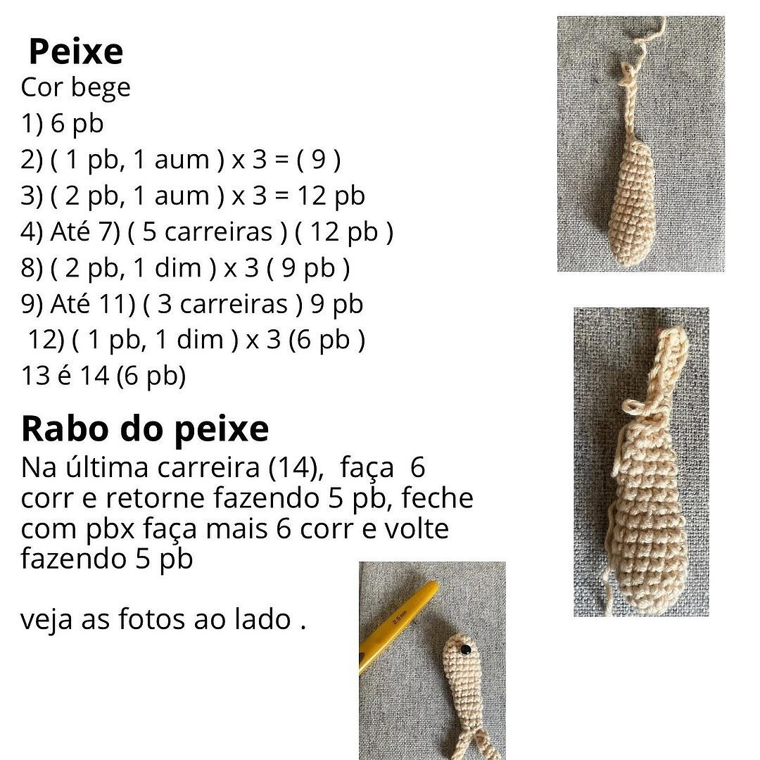 Gráfico de amigurumi de gatinho no balanço: receita grátis