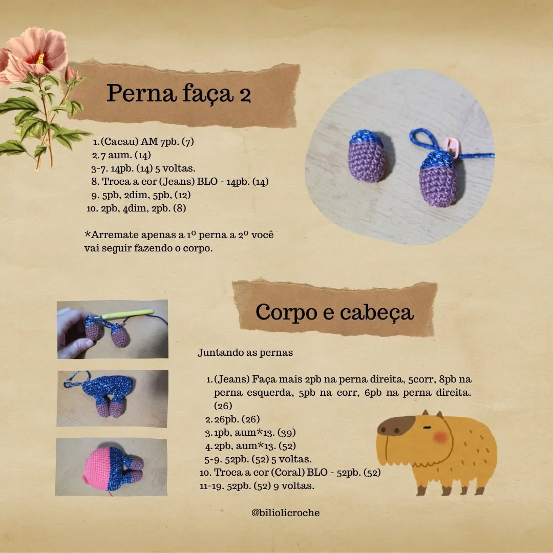Gráfico de amigurumi de ursinho em formato de laranja grátis!