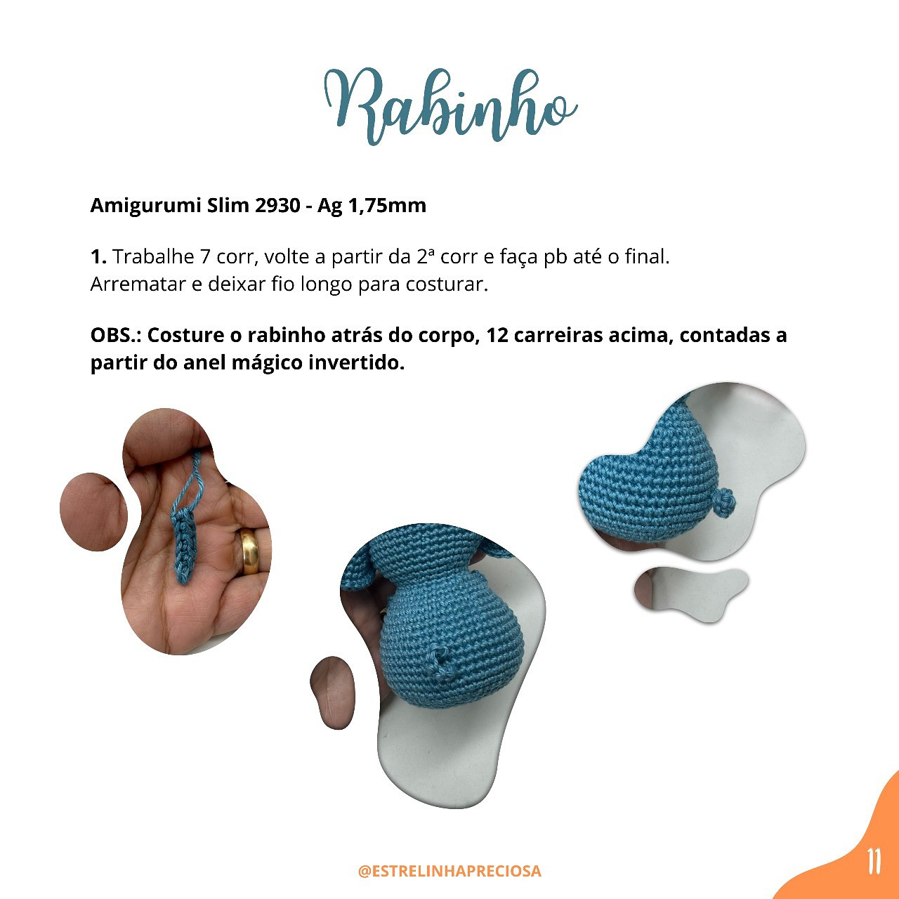 Gráfico de amigurumi grátis: Elefante sensorial