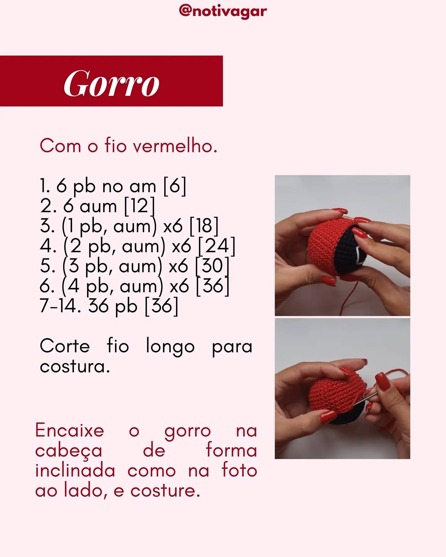 Gráfico de Amigurumi Guarda do Squid Game