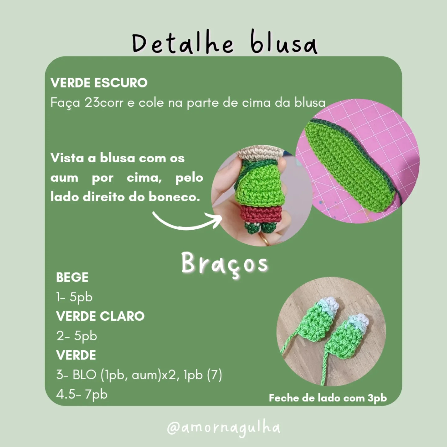 Gráfico de amigurumi Maomao: receita gratuita