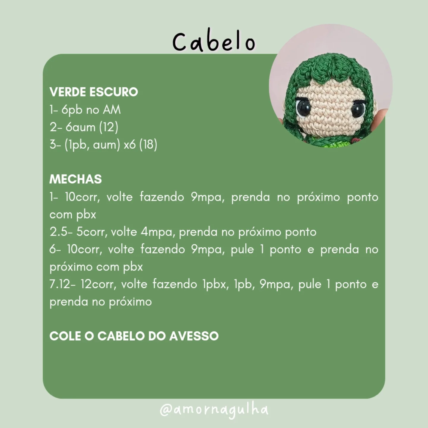Gráfico de amigurumi Maomao: receita gratuita
