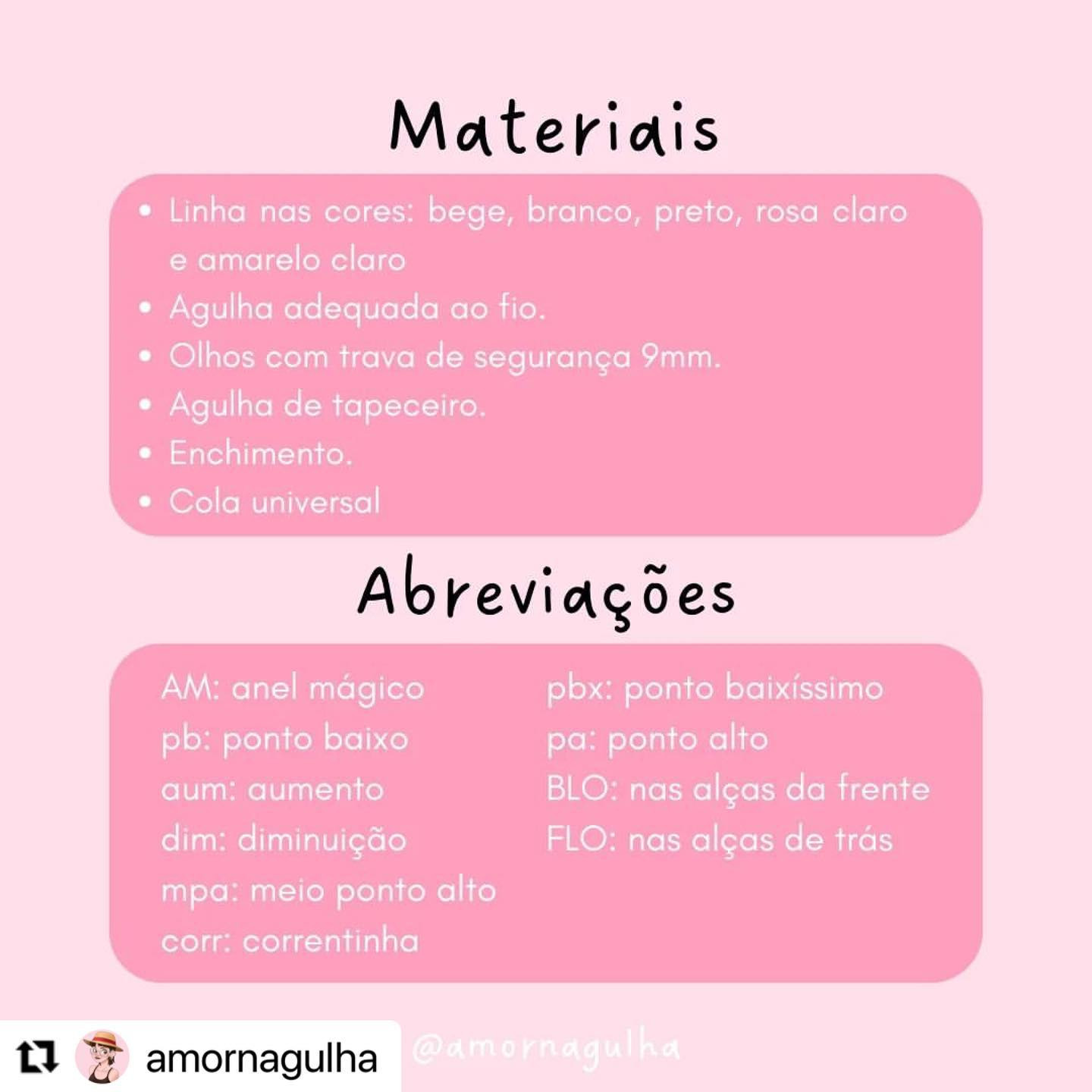 Gráfico de Amigurumi Melanie: Receita Gratuita!