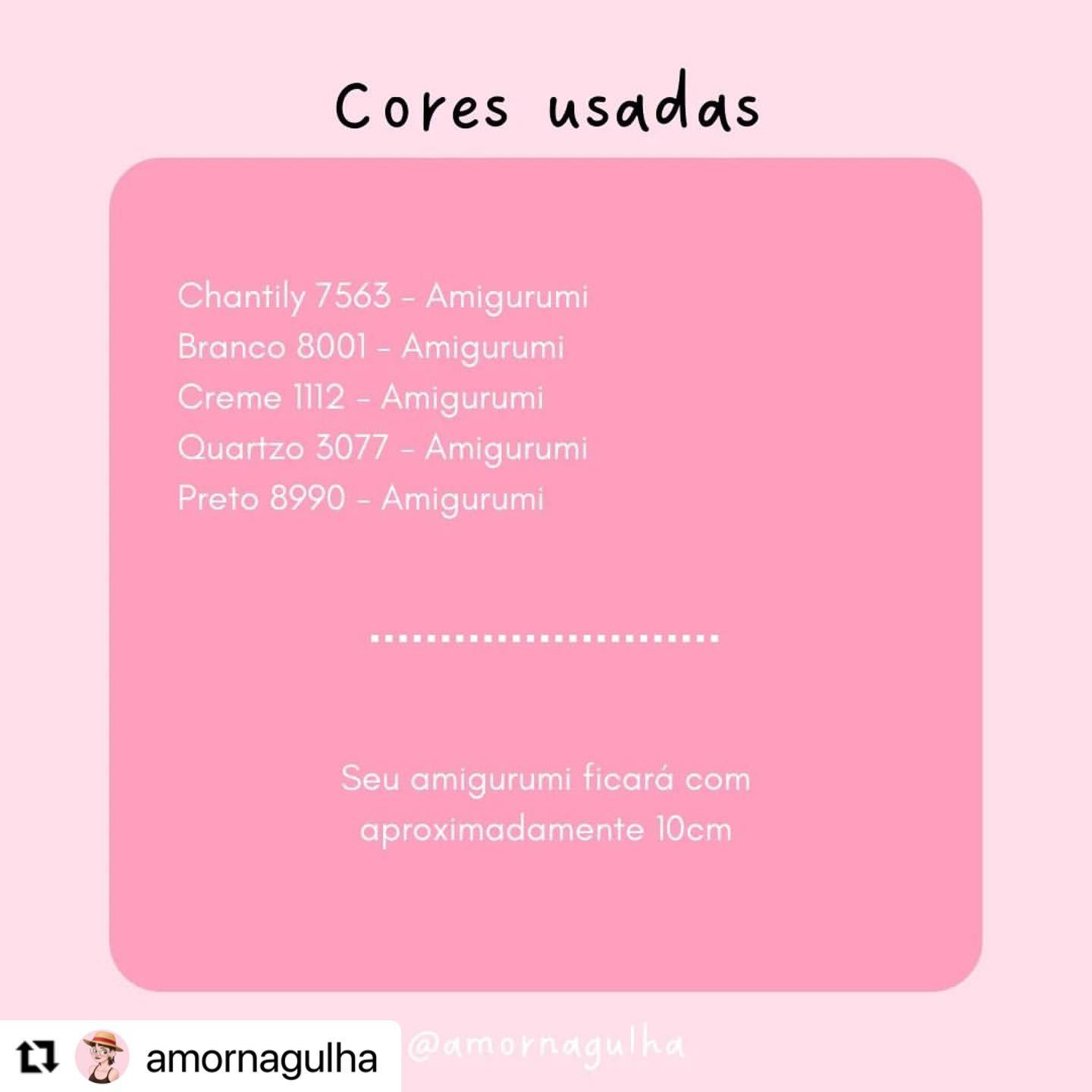 Gráfico de Amigurumi Melanie: Receita Gratuita!