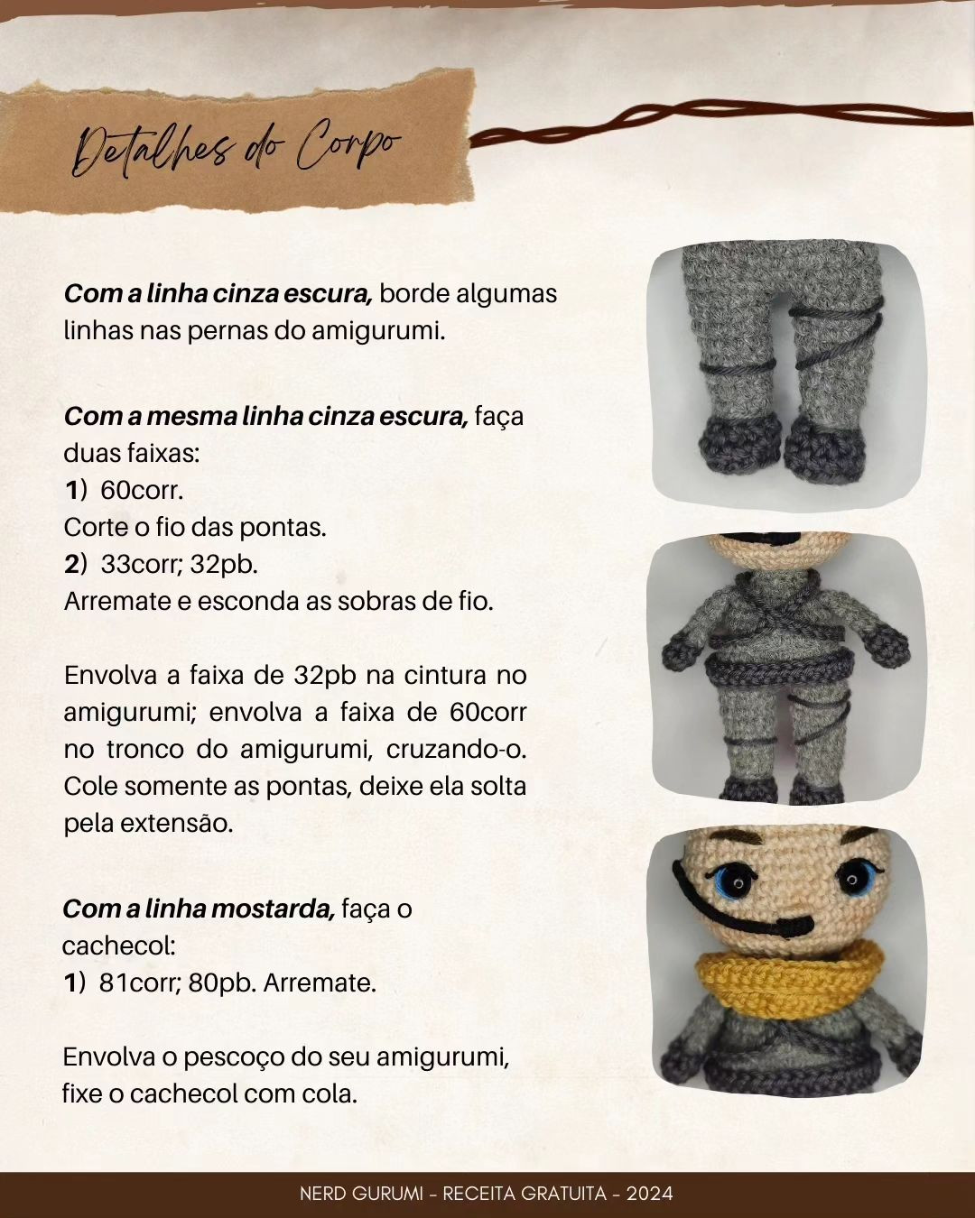 Gráfico de Amigurumi Paul Atreides - Dune - Grátis