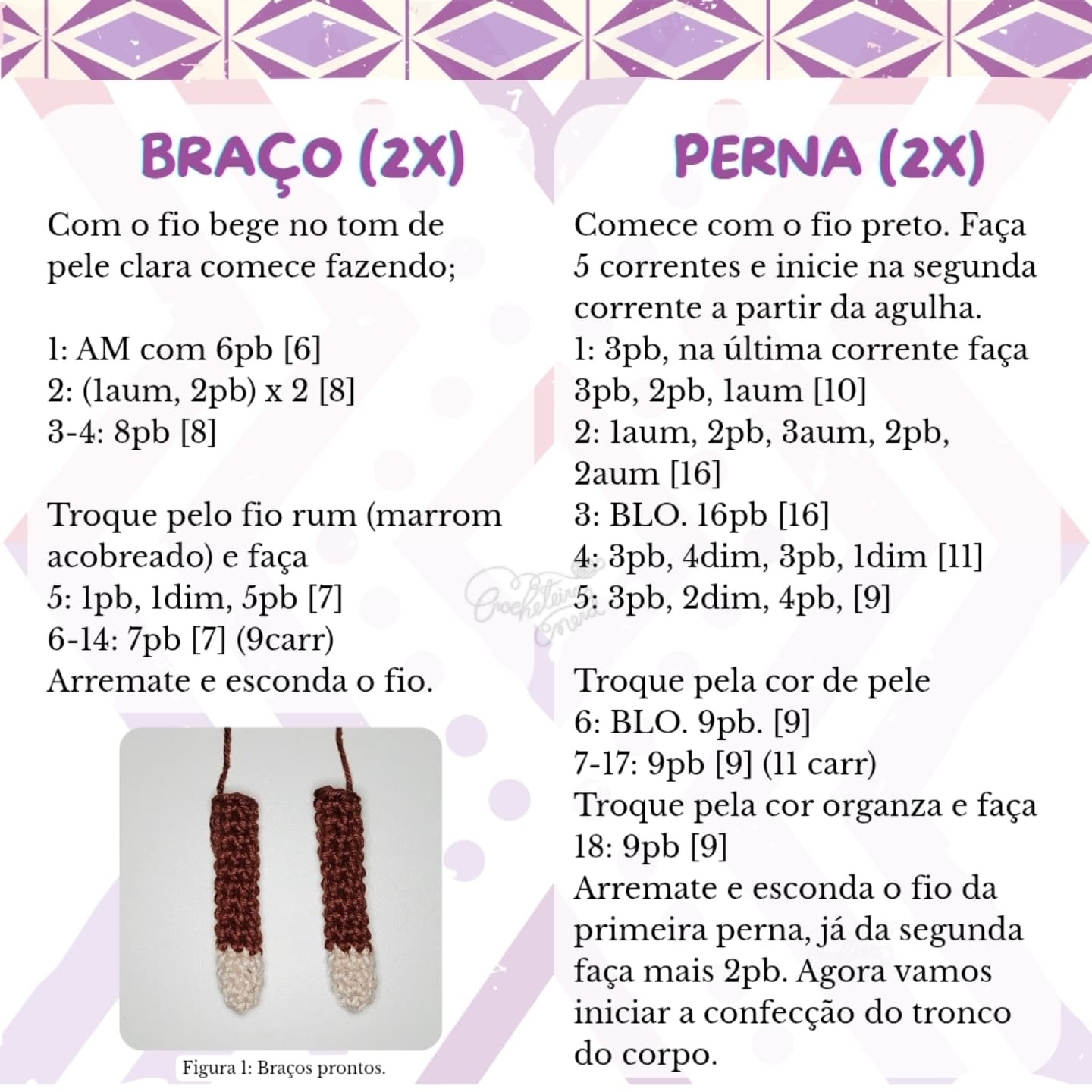 Gráfico de amigurumi Simone de Beauvoir