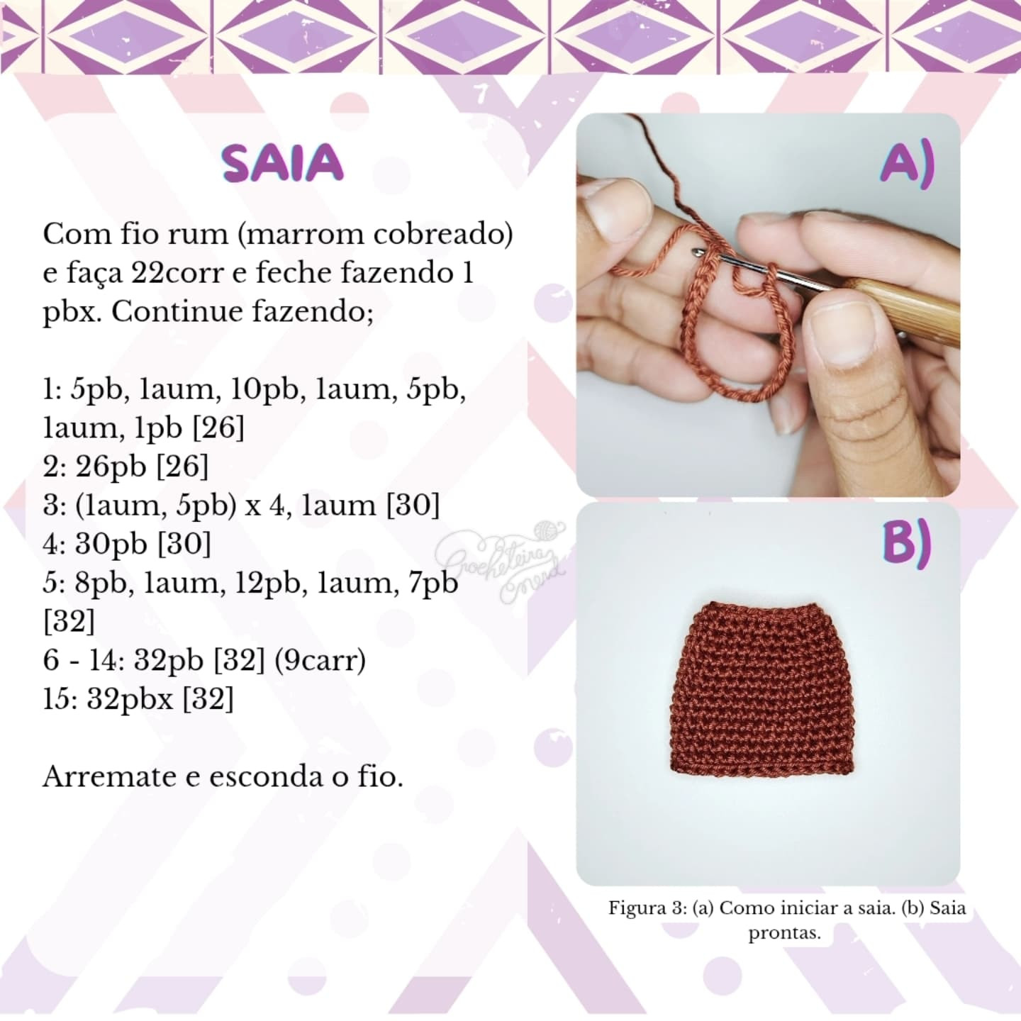 Gráfico de amigurumi Simone de Beauvoir