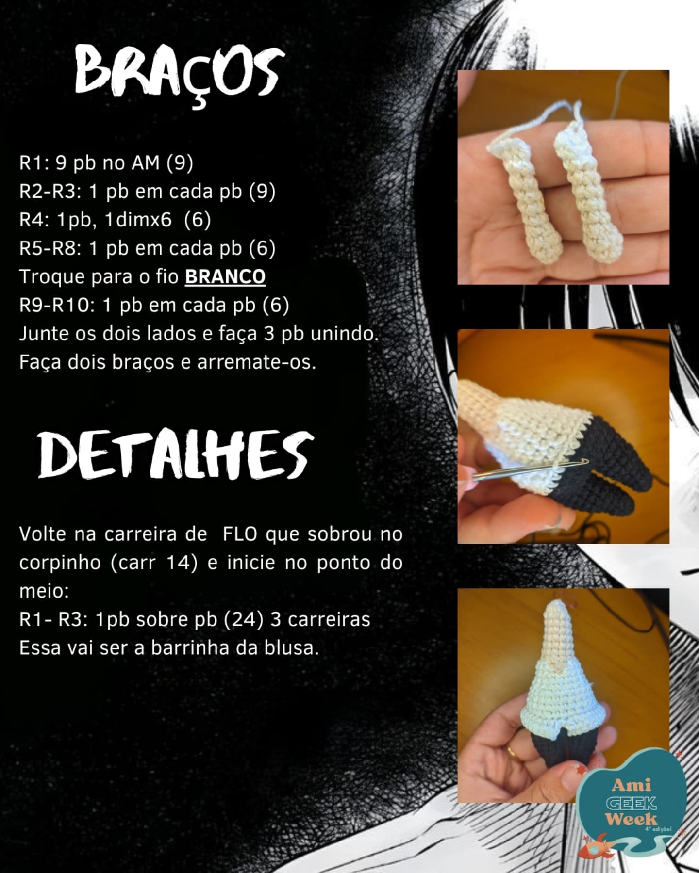 Gráfico de amigurumi Yoshiki Tsujinaka grátis
