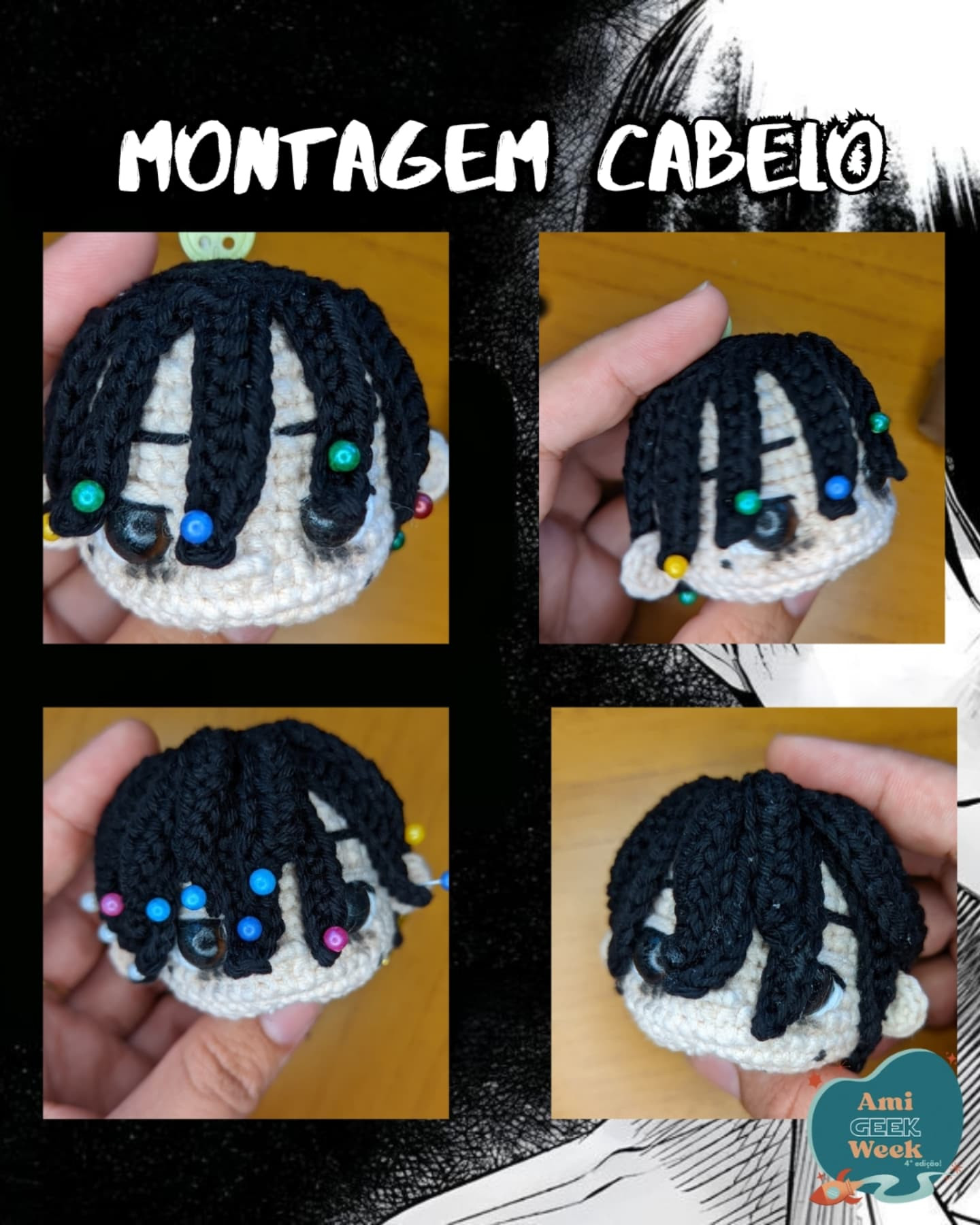 Gráfico de amigurumi Yoshiki Tsujinaka grátis