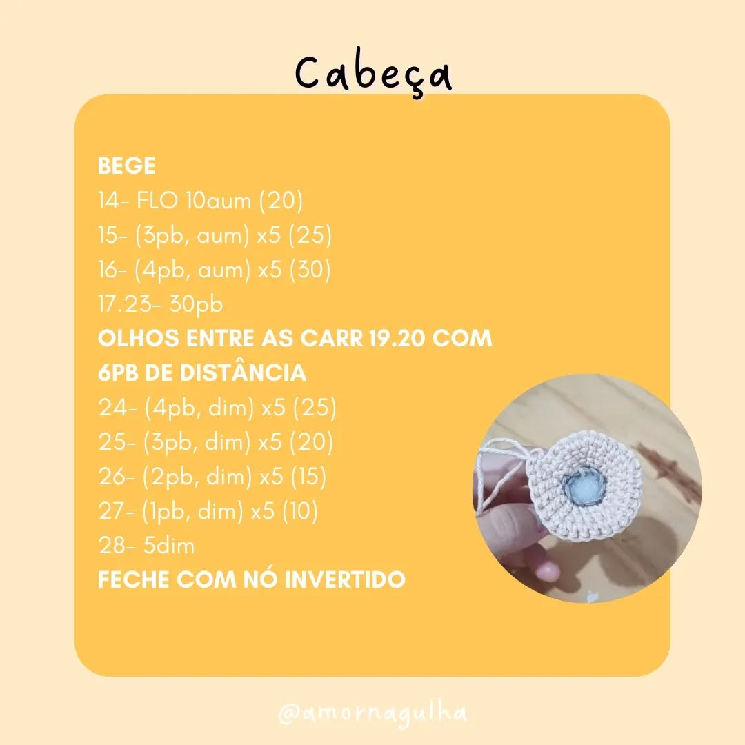 Gráfico de crochê amigurumi Frieren grátis