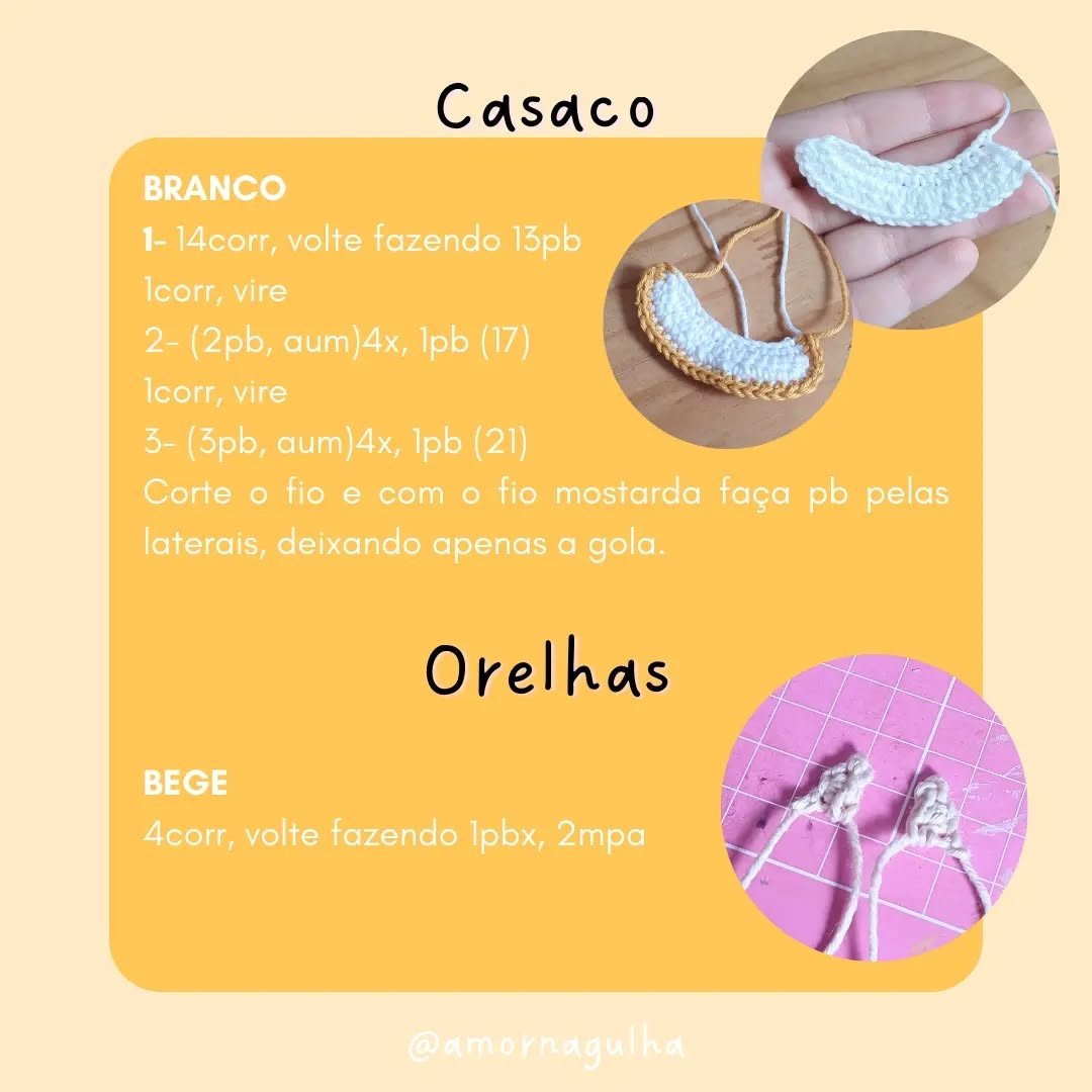Gráfico de crochê amigurumi Frieren grátis