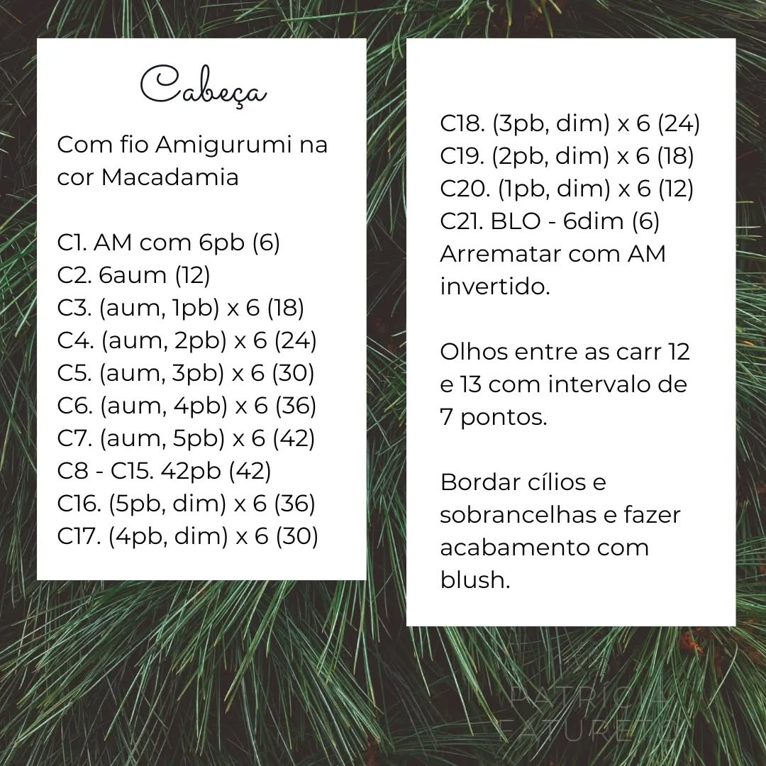 Gráfico de crochê: Anjinho fofo para Natal