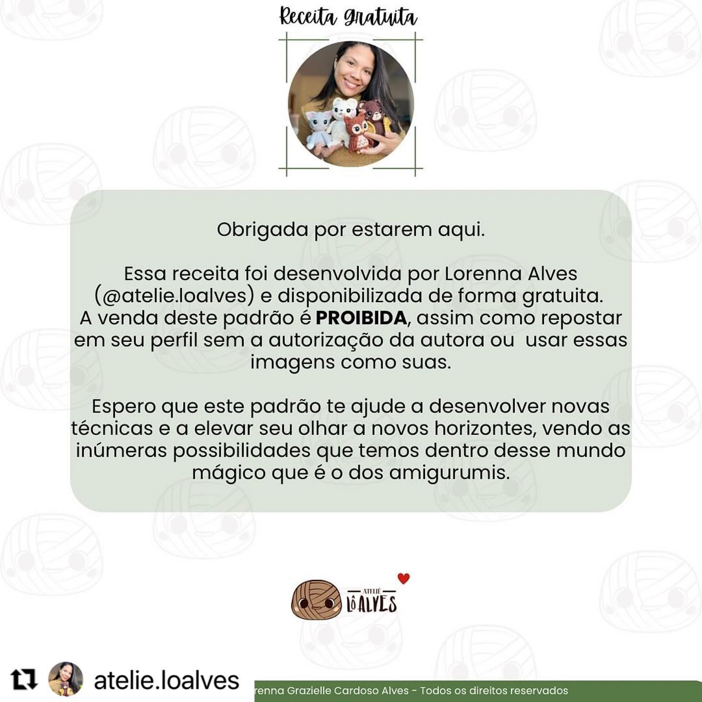 Gráfico de crochê: Cãozinho Mel - Receita Grátis!