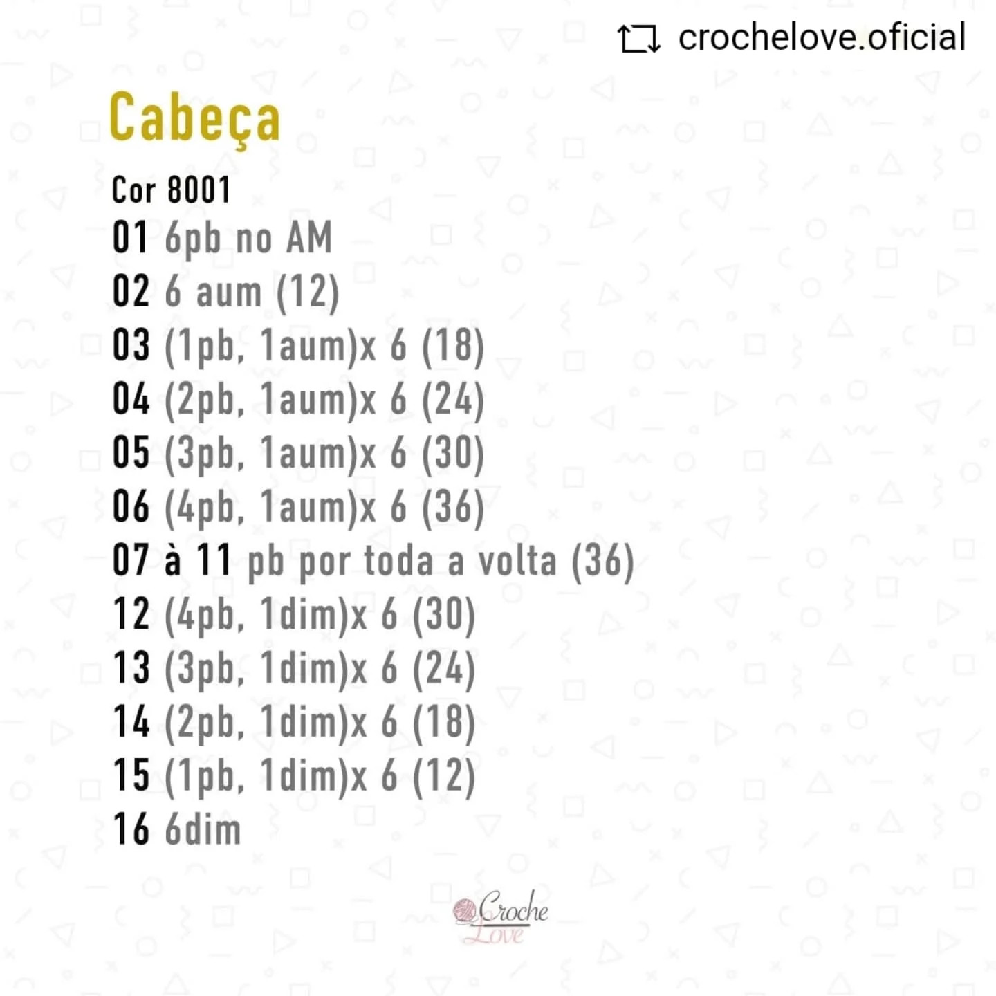 Gráfico de crochê: chaveiro Hello Kitty