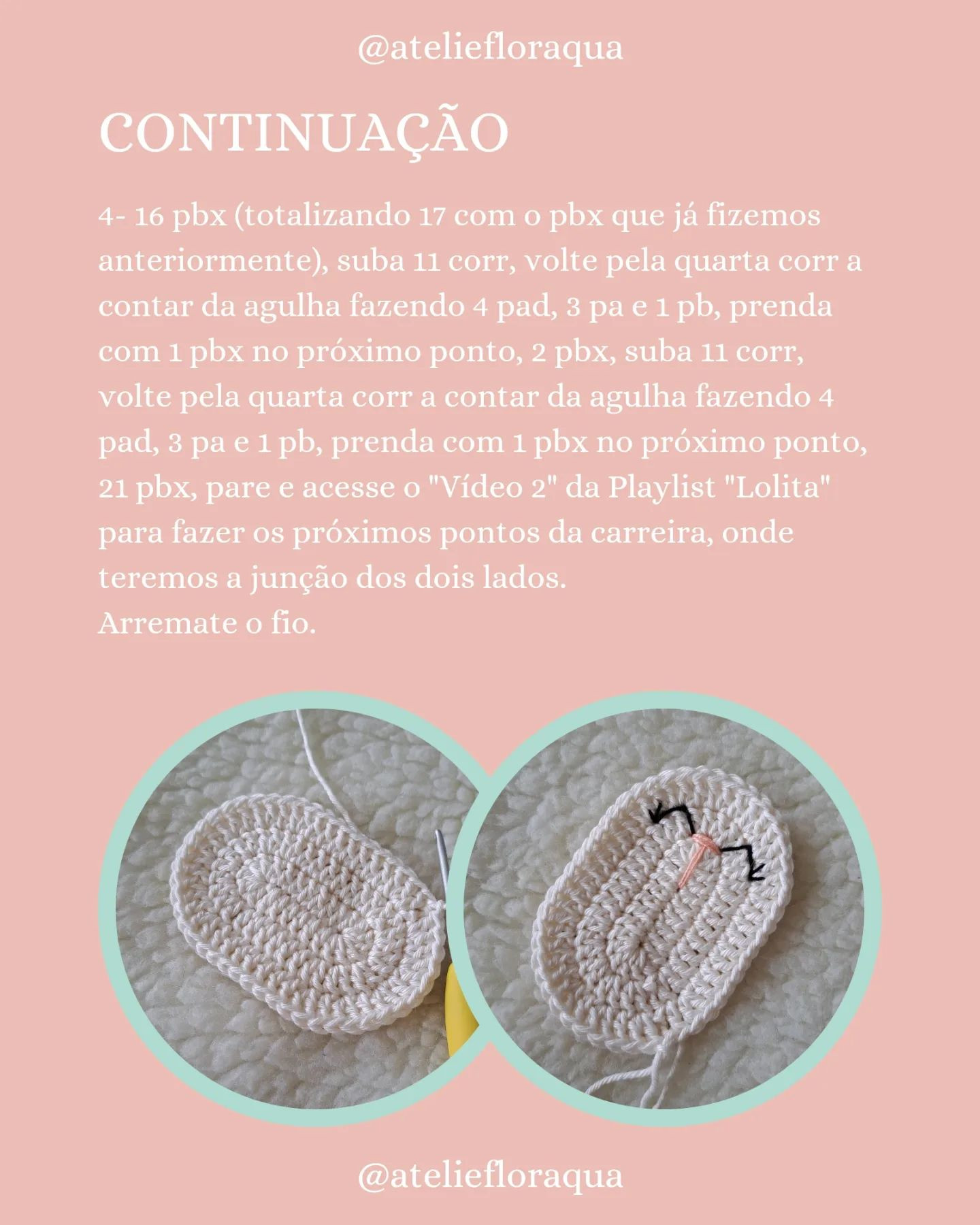 Gráfico de crochê: coelhinha Lolita porta-biscoitos