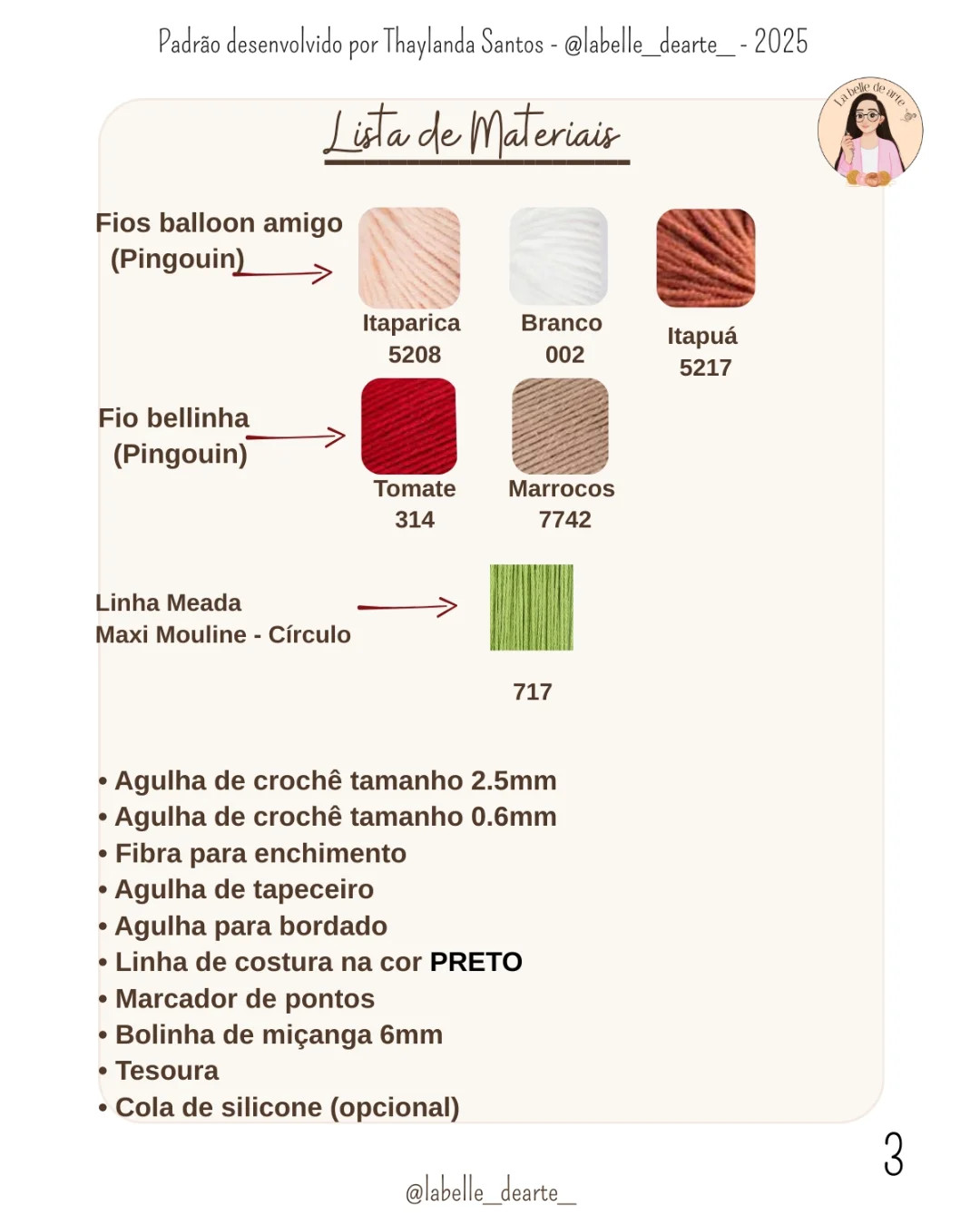 Gráfico de crochê: Cogumelos e Sapo Minúsculo